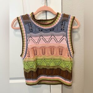Women’s Zara Colorful Sweater Vest